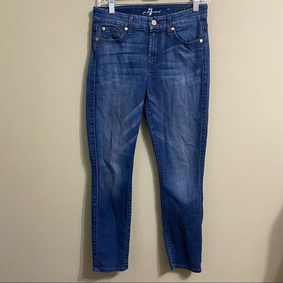 𝅺7famk SZ 26 THE MIDRISE SKINNY CROP - Picture 2 of 9